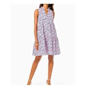 ⭐️ Lilly Pulitzer Small Multicolor Novella Swing Dress Repeat Ditsy